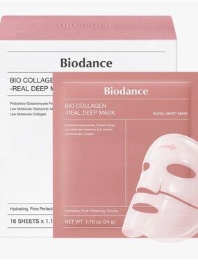 Brand New Biodance Bio Collagen Real Deep Mask Pore Minimizing & Firming 4pkg